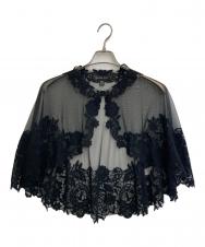 TADASHI SHOJI (タダシ ショージ) Porto Mesh Capelet ブラック サイズ:SM