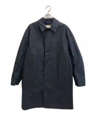 MACKINTOSH (マッキントッシュ) ゴム引きステンカラーコート ネイビー サイズ:SIZE 38