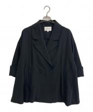 ENFOLD (エンフォルド) Comfotable Twill ライトジャケット ブラック サイズ:SIZE 36