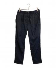 HERNO (ヘルノ) RESORTリゾート ストレッチナイロン1プリーツシャーリングパンツ ネイビー サイズ:SIZE L