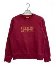 Supreme (シュプリーム) 18AW World Famous Crewneck Sweatshirt ワインレッド サイズ:SIZE S
