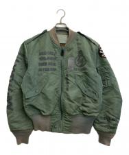 ALPHA (アルファ) L-2B フライトジャケット カーキ サイズ:SIZE M