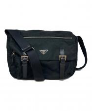 PRADA (プラダ) ナイロンメッセンジャーバック ブラック