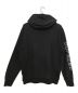 SUPREME (シュプリーム) Sleeve Embroidery Hooded Sweatshirt（プルオーバーパーカー） ブラック サイズ:M：12800円