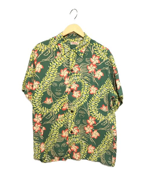 Sun Surf（サンサーフ）Sun Surf (サンサーフ) アロハシャツ グリーン サイズ:Ⅼの古着・服飾アイテム