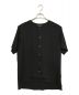 UNITED TOKYO（ユナイテッドトウキョウ）の古着「サテンスリーブノーカラーシャツ」｜ブラック