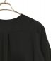中古・古着 UNITED TOKYO (ユナイテッドトウキョウ) サテンスリーブノーカラーシャツ ブラック サイズ:2：4800円