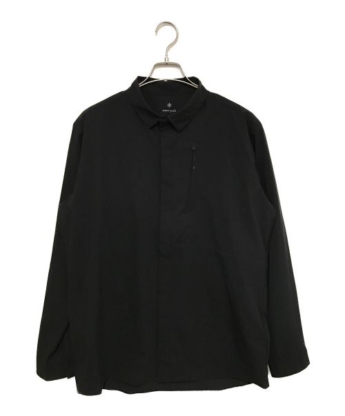 Snow peak（スノーピーク）Snow peak (スノーピーク) DWR Light Shirts（DWRライトシャツ） ブラック サイズ:Lの古着・服飾アイテム