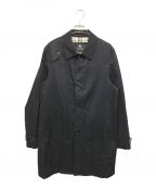 BURBERRY BLACK LABEL（バーバリーブラックレーベル）の古着「ステンカラーコート」｜ブラック