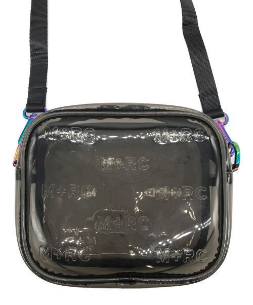 M+RC NOIR（マルシェノア）M+RC NOIR (マルシェノア) EMBOSSED BLACK TRANSPARENT PVC BAG ブラックの古着・服飾アイテム