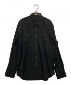 lucien pellat-finet）の古着「ウエスタンシャツ」｜ブラック