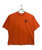 KEBOZ×FRO CLUBケボズ×フロクラブ）の古着「GoFro!!Tシャツ」｜オレンジ