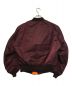 ALPHA (アルファ) ［古着］MA-1ジャケット ボルドー サイズ:Ⅼ：4800円