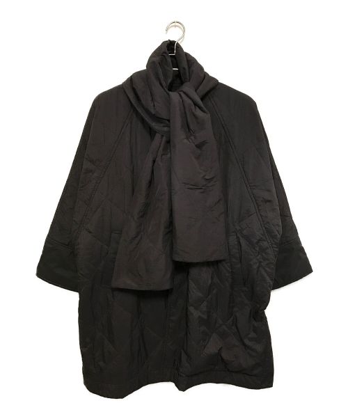 M_（エムアンダーバー）M_ (エムアンダーバー) KAPOK MIX FILLING PONCHO コート ブラック サイズ:2の古着・服飾アイテム