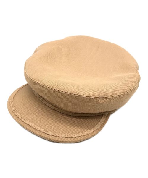 HERMES（エルメス）HERMES (エルメス) キャスケット『Cabourg cap』 ベージュの古着・服飾アイテム
