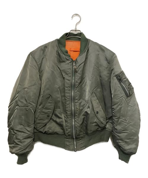 ALPHA（アルファ）ALPHA (アルファ) MA-1ジャケット セージグリーン サイズ:Ⅼの古着・服飾アイテム