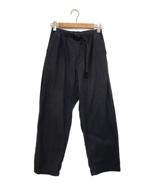 GRAMICCI（グラミチ）GRAMICCI (グラミチ) BACK SATAIN WIDE PANTS/バックサテン ワイドパンツ ネイビー サイズ:Sの古着・服飾アイテム
