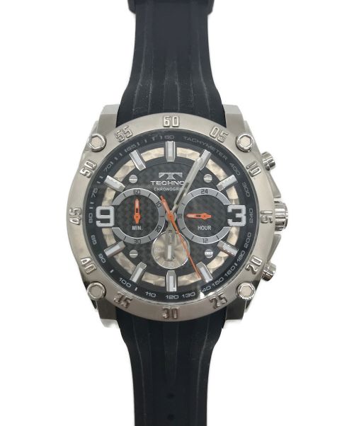 TECHNOS（テクノス）TECHNOS (テクノス) 腕時計 ブラックの古着・服飾アイテム