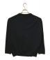 crepuscule (クレプスキュール) ハイゲージニットセーター ブラック サイズ:F：5800円