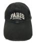 BALENCIAGA (バレンシアガ) CITIES PARIS CAP ブラック サイズ:Ⅼ：29800円