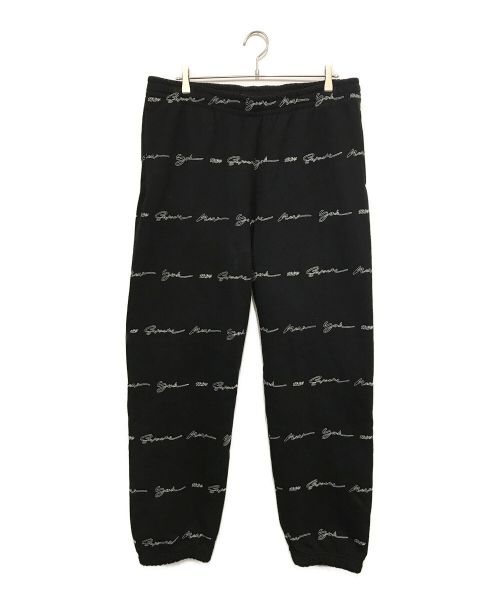 SUPREME（シュプリーム）SUPREME (シュプリーム) Script Stripe Sweatpant ブラック サイズ:XLの古着・服飾アイテム