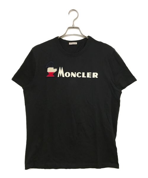 MONCLER（モンクレール）MONCLER (モンクレール) MAGLIA T-SHIRT ブラック サイズ:XLの古着・服飾アイテム