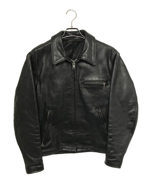 shott（ショット）shott (ショット) シングルライダースジャケット ブラック サイズ:36の古着・服飾アイテム
