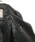 中古・古着 ONE GRAVITY (ワングラヴィティ) パンチングラムレザージャケット ブラック サイズ:M：8000円