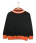 KOLOR (カラー) 襟付きオーバーサイズスウェット ブラック×オレンジ サイズ:1：23000円