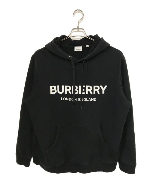 BURBERRY（バーバリー）BURBERRY (バーバリー) ロゴプリント ブラック サイズ:XLの古着・服飾アイテム
