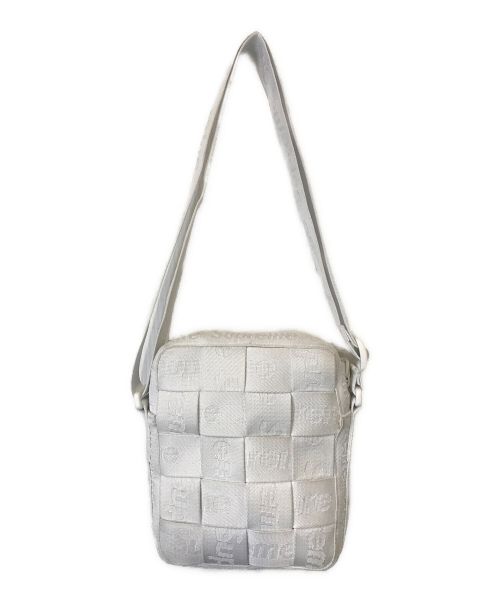 SUPREME（シュプリーム）SUPREME (シュプリーム) Woven Shoulder Bag ホワイトの古着・服飾アイテム