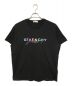 GIVENCHY（ジバンシィ）の古着「シグネチャーロゴクルーネックTシャツ」｜ブラック