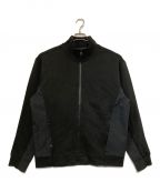Calvin Klein Jeansカルバンクラインジーンズ）の古着「ロゴ刺繍トラックジャケット」｜ブラック