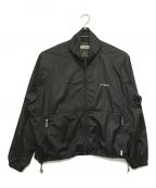 TTT MSWティー）の古着「ロゴ刺繍トラックジャケット」｜ブラック