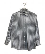 BURBERRY LONDON (バーバリーロンドン) チェックシャツ ブルー×ブラック サイズ:Ｌ