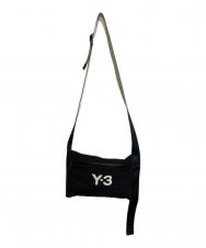 Y-3 (ワイスリー) ロゴプリントサコッシュ ブラック