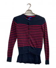 BLUE LABEL CRESTBRIDGE (ブルーレーベルクレストブリッジ) アンサンブルカーディガン ネイビー サイズ:38