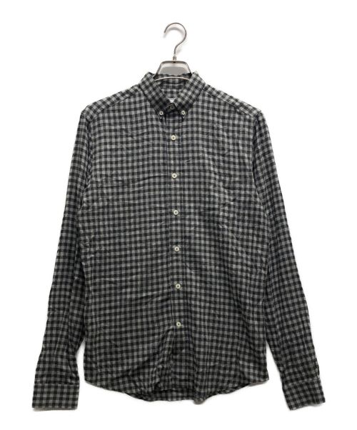 ami（アミ）ami (アミ) チェックシャツ グレー サイズ:37の古着・服飾アイテム