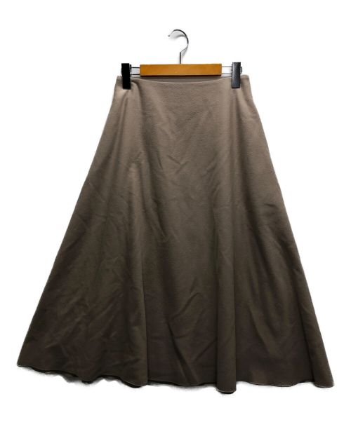 M-premierBLACK（エムプルミエブラック）M-premierBLACK (エムプルミエブラック) ロングスカート ベージュ サイズ:38の古着・服飾アイテム