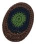 PRADA（プラダ）の古着「Crochet Oval Brooch」｜ブラウン