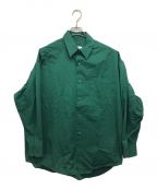 AMI Alexandre Mattiussi）の古着「コットンオーバーサイズシャツ」｜グリーン