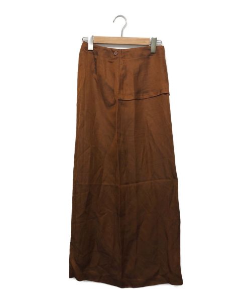 cepie.（セピエ）cepie. (セピエ) ロングスカート ブラウン サイズ:38の古着・服飾アイテム