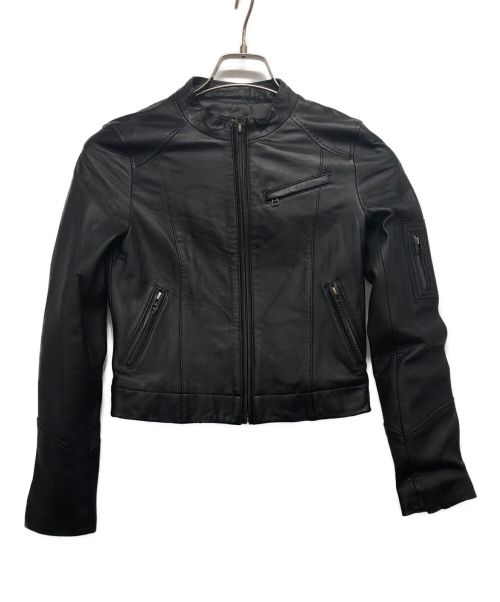 UNTITLED（アンタイトル）UNTITLED (アンタイトル) レザージャケット ブラックの古着・服飾アイテム