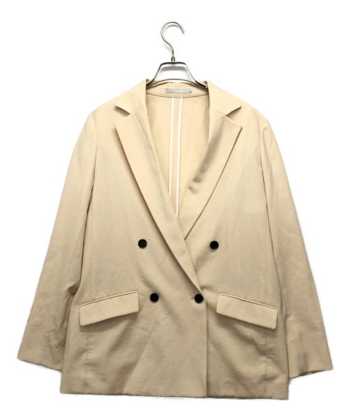 icB（アイシービー）icB (アイシービー) ダブルテーラードジャケット ベージュ サイズ:6の古着・服飾アイテム
