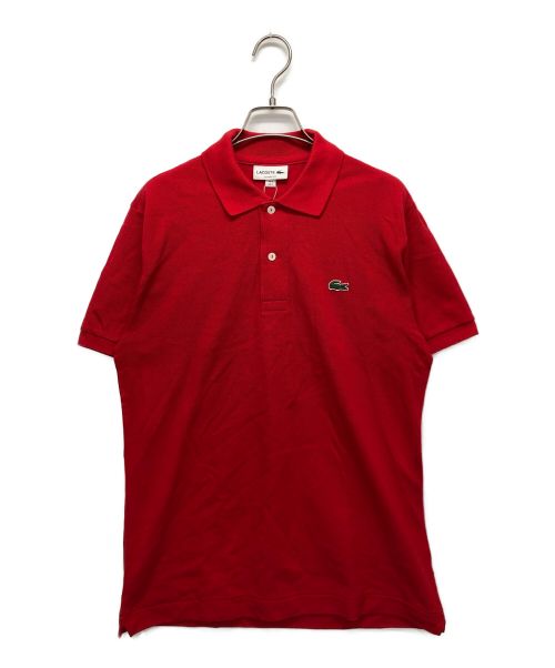 LACOSTE（ラコステ）LACOSTE (ラコステ) ポロシャツ レッド サイズ:US・S 未使用品の古着・服飾アイテム