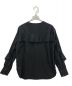 UNITED ARROWS (ユナイテッドアローズ) デザイン襟シャツ ブラック サイズ:表記なし：5800円