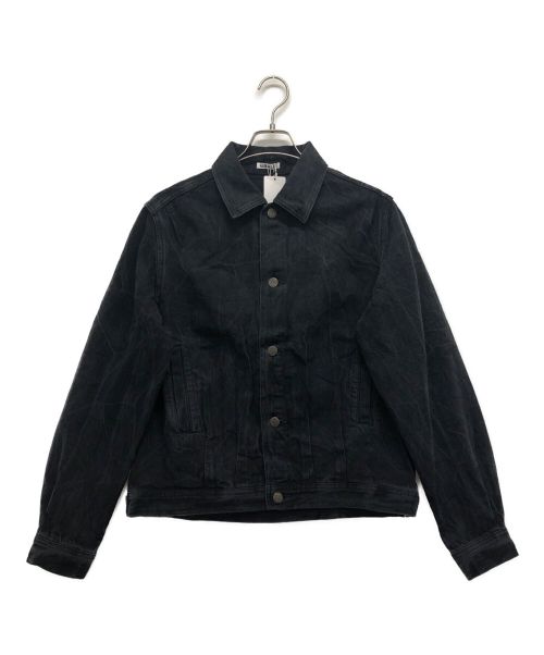 AURALEE（オーラリー）AURALEE (オーラリー) SELVEDGE LIGHT DENIM BLOUSON ブラック サイズ:3 未使用品の古着・服飾アイテム