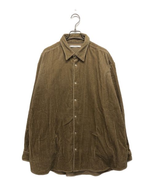 KURO（クロ）KURO (クロ) 5W Corduroy Big Shirt ベージュ サイズ:3の古着・服飾アイテム