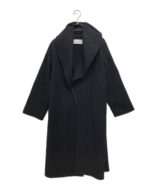 RIM.ARK（リムアーク）RIM.ARK (リムアーク) Noble maxi wool coat ネイビー サイズ:36の古着・服飾アイテム
