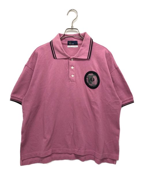 FRED PERRY（フレッドペリー）FRED PERRY (フレッドペリー) AKANE UTSUNOMIYA (アカネウツノミヤ) ポロシャツ ピンク サイズ:Sの古着・服飾アイテム